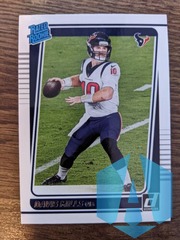 2021 Panini Donruss Football Davis Mills Rated Rookie #273 Texans